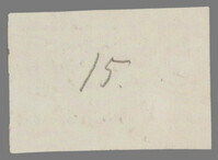 L 01252
<br/>
Label met opschrift
<br/>
<em>Escher von der Linth, Johannes Conrad (1767-1823)</em>